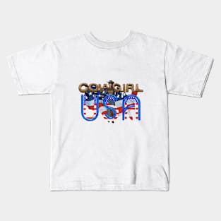 Cowgirl USA Kids T-Shirt